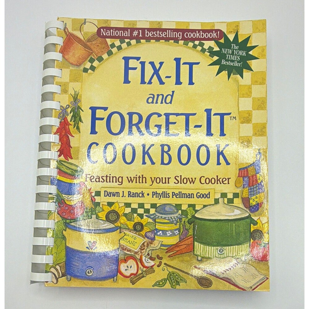 Fix-It and Forget-It Slow Cooker Cookbook Spiral Bound Ranck/Good